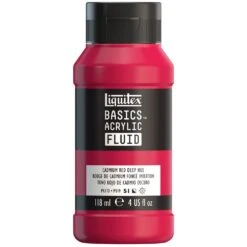 Basics Acrylic Fluid Color - Cadmium Red Deep Hue