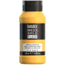 Basics Acrylic Fluid Color - Cadmium Yellow Deep Hue