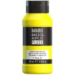Basics Acrylic Fluid Color - Cadmium Yellow Light Hue
