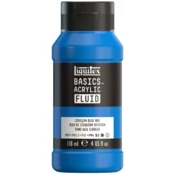 Basics Acrylic Fluid Color - Cerulean Blue Hue