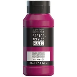 Basics Acrylic Fluid Color - Quinacridone Magenta