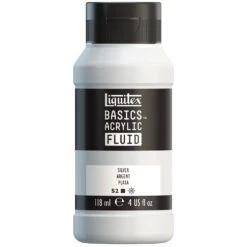 Basics Acrylic Fluid Color - Silver