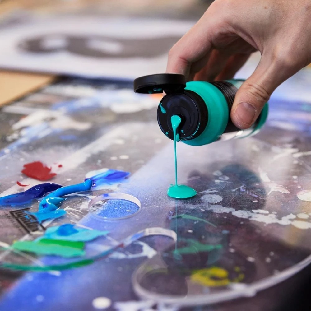 Basics Acrylic Fluid Color - Burnt Umber - Image 3