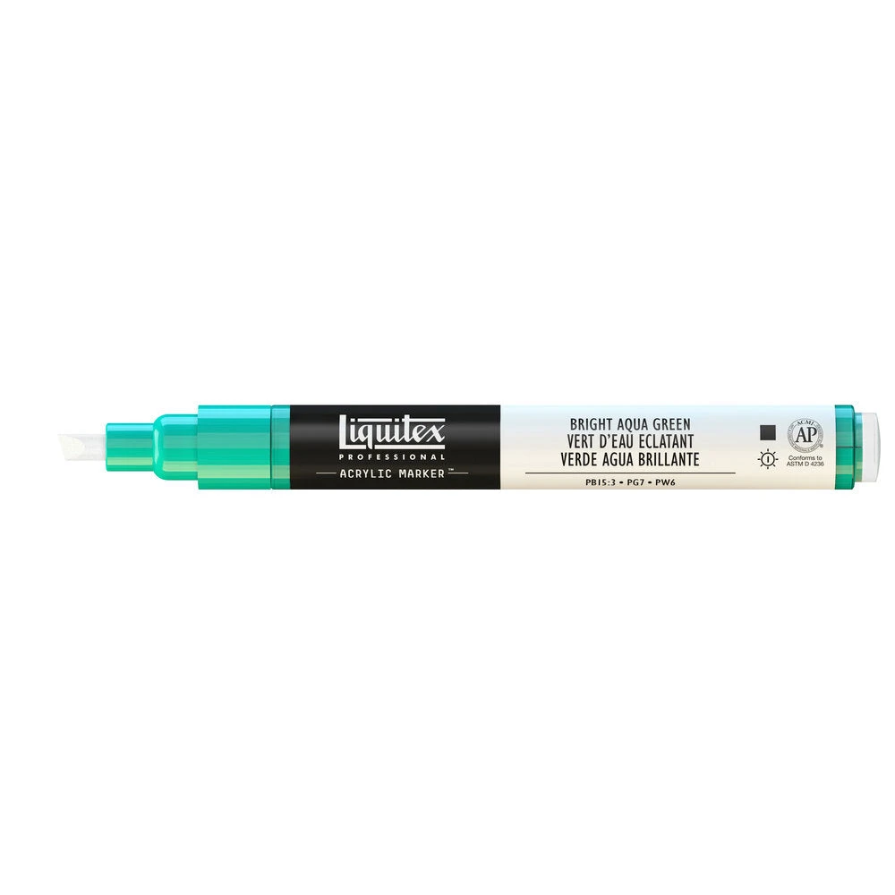 Professional Acrylic Marker - Bright Aqua Green - Image 5
