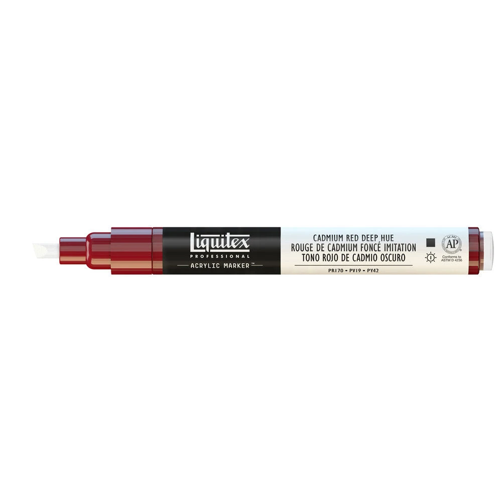 Professional Acrylic Marker - Cadmium Red Deep Hue - Image 5