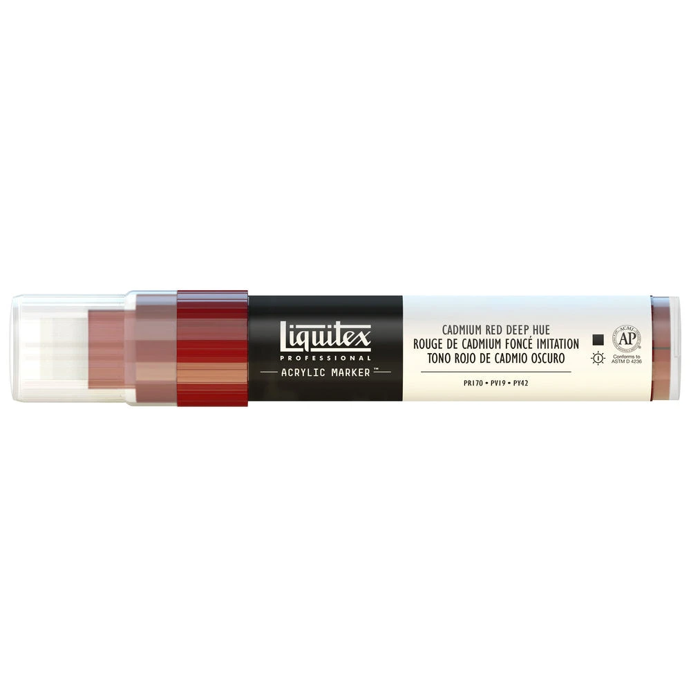 Professional Acrylic Marker - Cadmium Red Deep Hue - Image 3