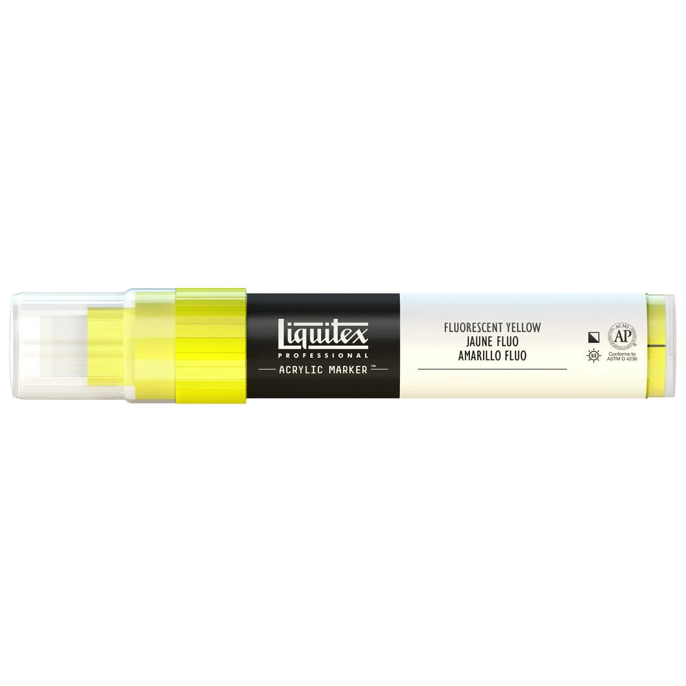 Professional Acrylic Marker - Fluorescent Yellow - Image 3