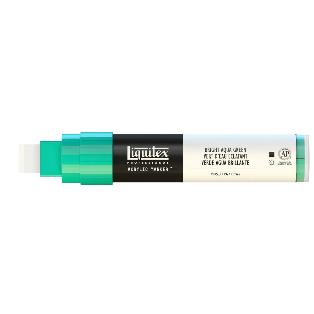 Professional Acrylic Marker - Bright Aqua Green - Image 4