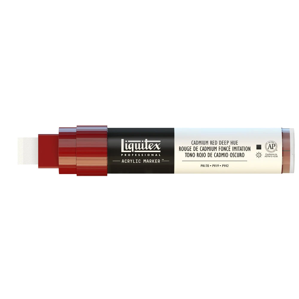 Professional Acrylic Marker - Cadmium Red Deep Hue - Image 4