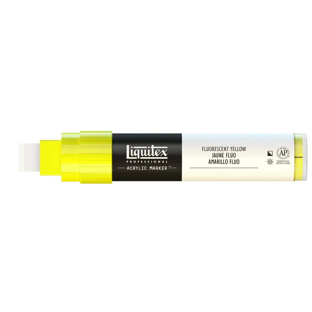 Professional Acrylic Marker - Fluorescent Yellow - Image 4