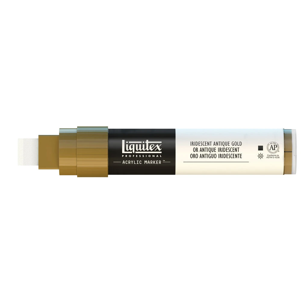 Professional Acrylic Marker - Iridescent Antique Gold - Image 4