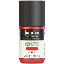 Professional Acrylic Gouache - Cadmium-Free Red Medium