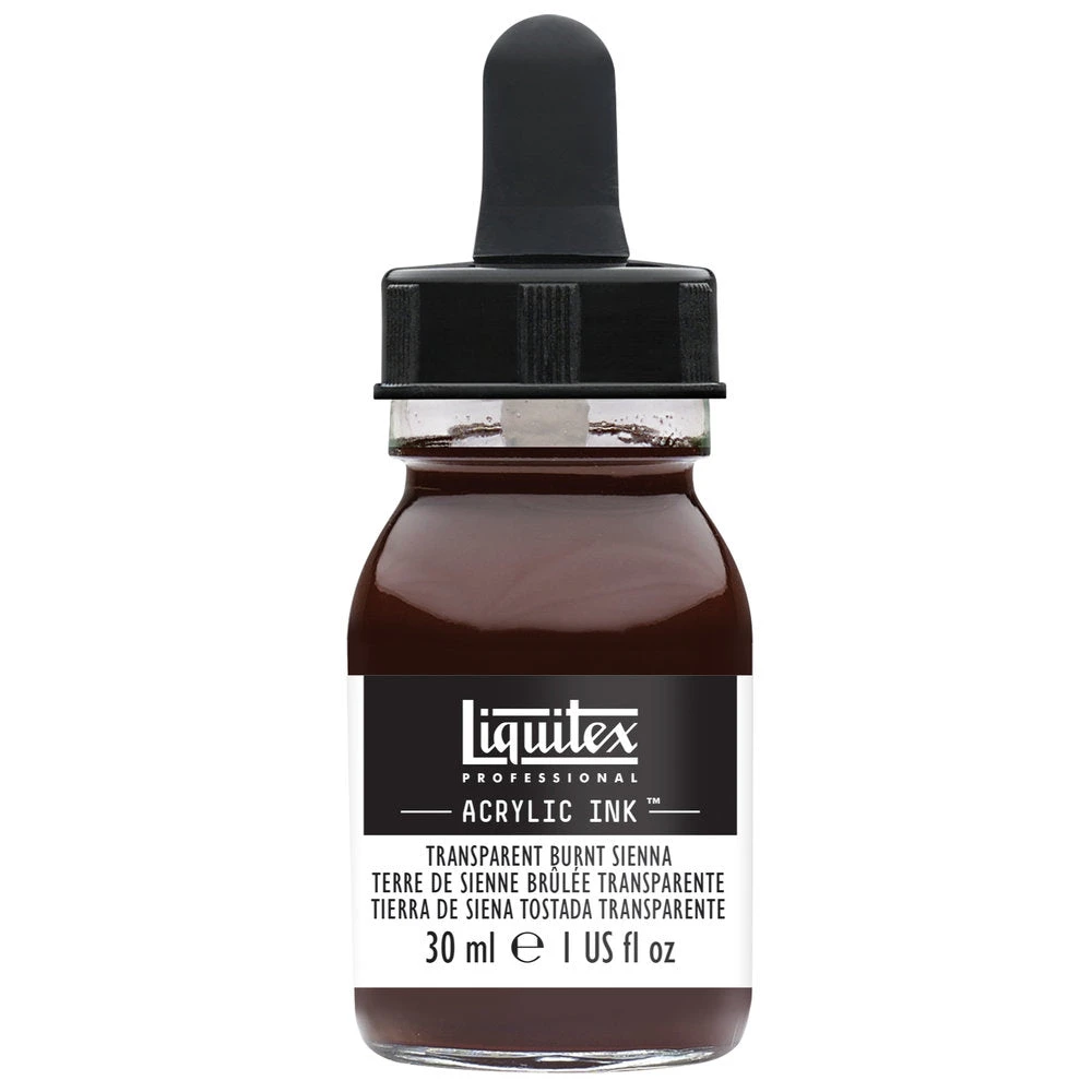 Professional Acrylic Ink - Transparent Burnt Sienna