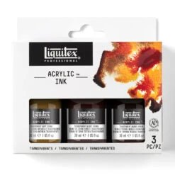 Acrylic Ink Set - 3x30ml - Transparents