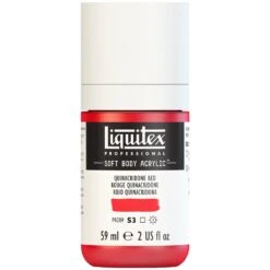 Professional Soft Body Acrylic - Quinacridone Red - Universal
