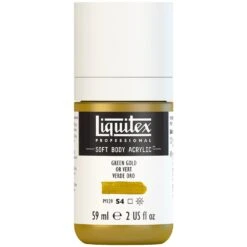 Professional Soft Body Acrylic - Green Gold - Universal
