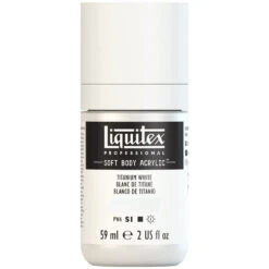 Professional Soft Body Acrylic - Titanium White - Universal