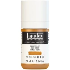 Professional Soft Body Acrylic - Bronze Yellow - Universal
