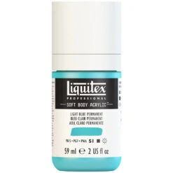 Professional Soft Body Acrylic - Light Blue Permanent - Universal