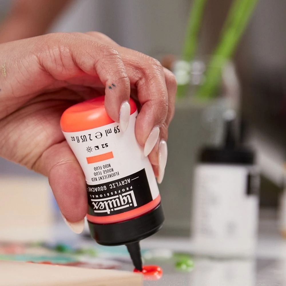 Acrylic Gouache Set - 6x22ml - Primaries - Image 6