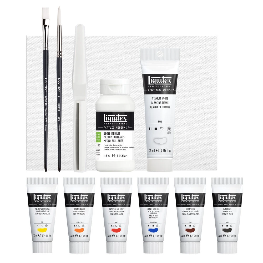 Heavy Body Acrylic Set - Pro Starter - Image 2