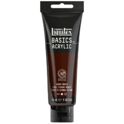 Basics Acrylic Color - Burnt Umber