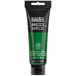 Basics Acrylic Color - Hookerâs Green Hue Permanent