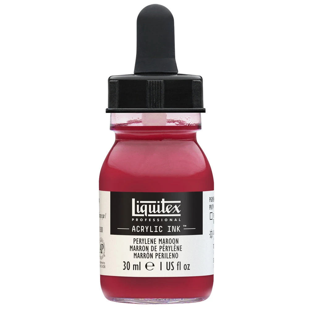 Professional Acrylic Ink - Perylene Maroon - Image 2